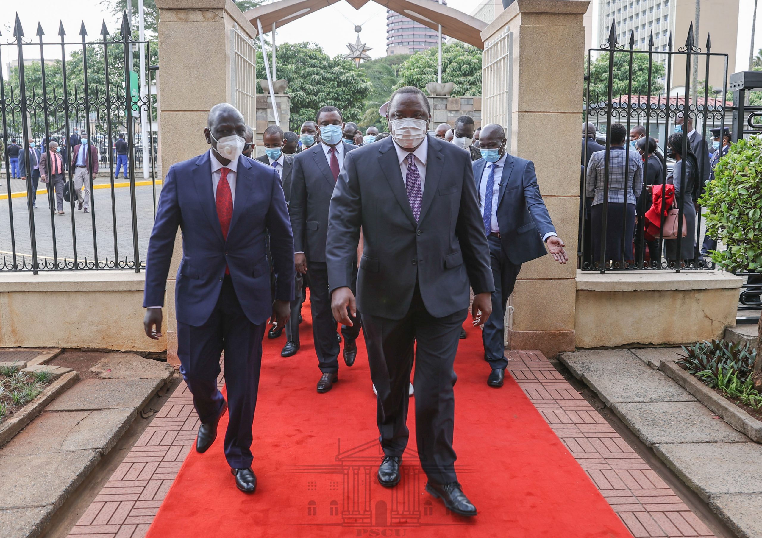 It’s been long! Uhuru, Ruto finally meet at National Prayer Breakfast event