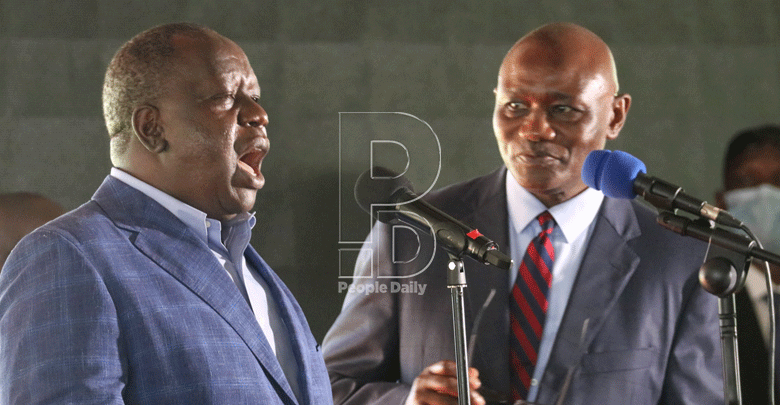 Matiang’i, Ongwae face off ahead of next week’s Bonchari contest