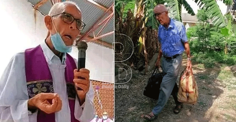 Italian Catholic priest left Kenya with only two bags, 53 years after he came into the country