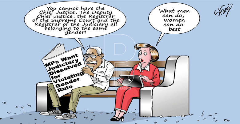 Male MPs demand Judiciary dissolution over gender rule
