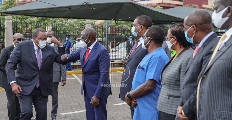 Ruto extends olive branch to Uhuru, Raila at prayers