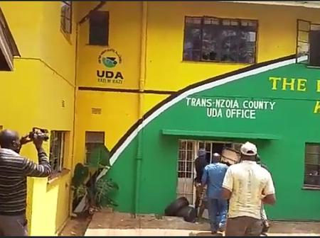 Local leaders speak after rowdy youth stormed UDA office in Kitale