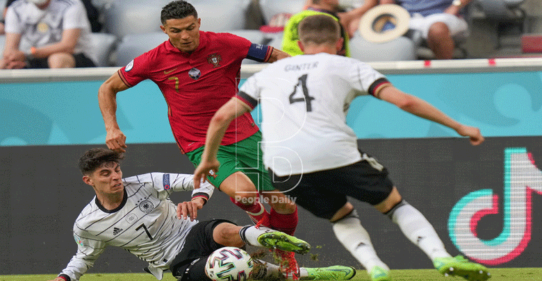 Defeat to Germany leaves Ronaldo’s side needing to avoid defeat against world champions France