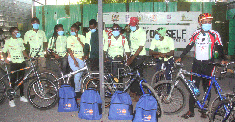 Cycling aids Isiolo youth tackle idleness