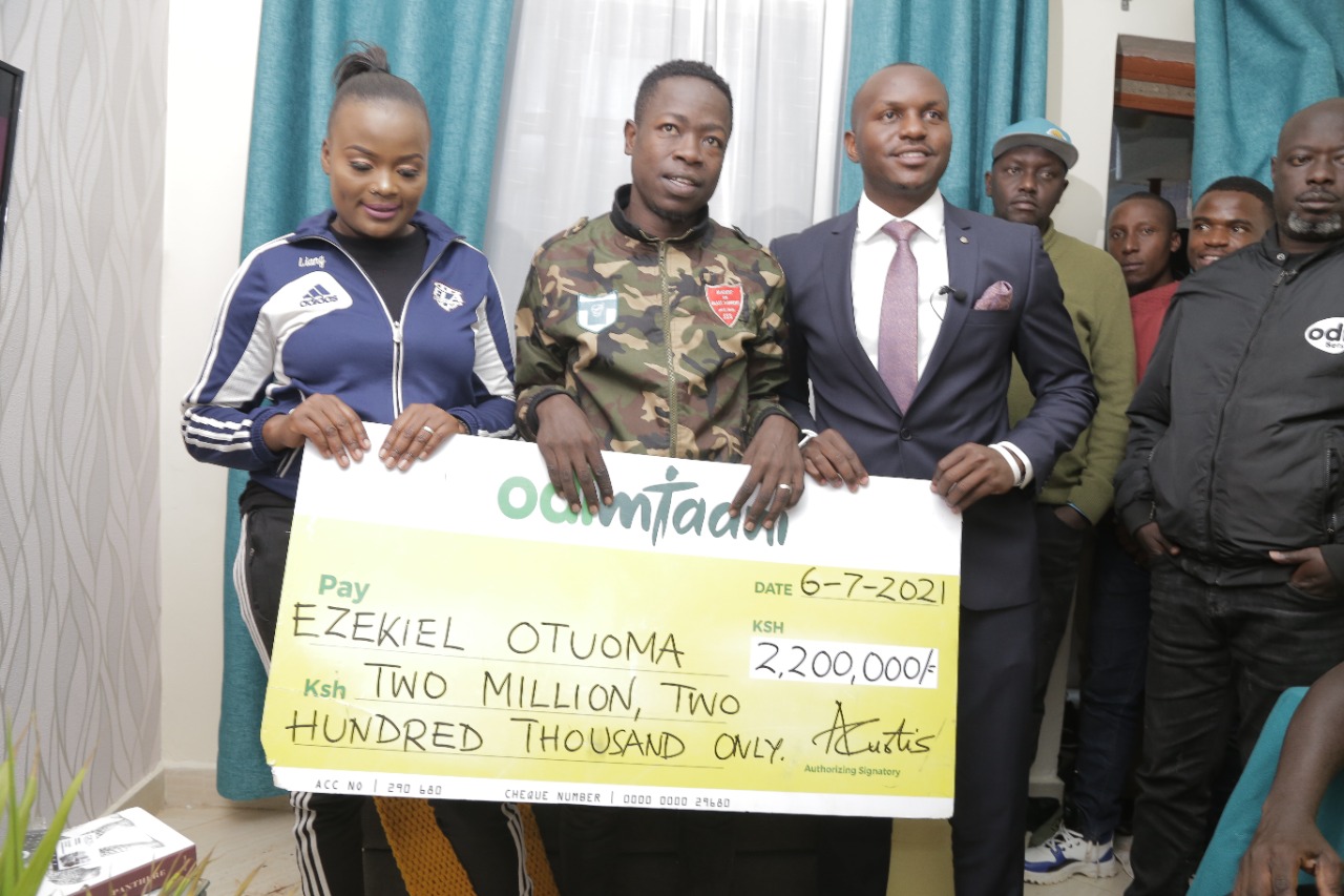 Odibets comes to the rescue of footballer Ezekiel Otuoma