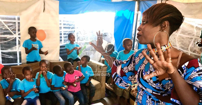 Young woman dancing her way out of poverty