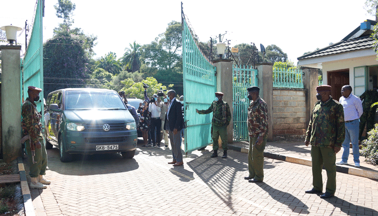 Storm as Ruto’s elite guard  is replaced by AP officers