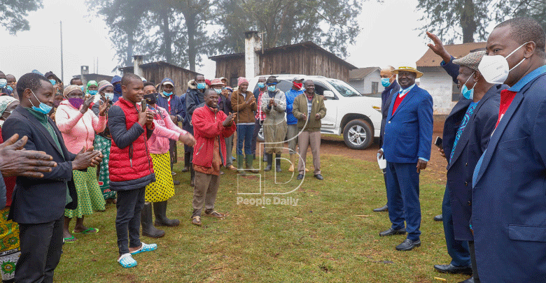 Raila pledges to protect local  investors as he woos Central