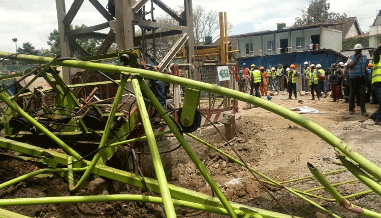 Nine die as crane collapses at Nairobi’s Hurlingham area site