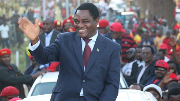 Zambia opposition leader Hichilema wins presidential elections by landslide after six attempts