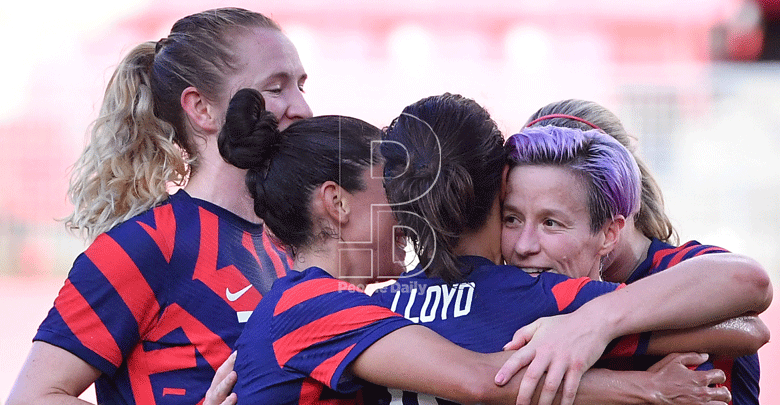 Megan Rapinoe scores direct from a corner to earn consolation win for USA in the Olympic