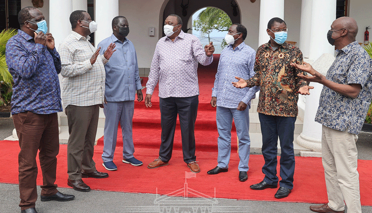 Uhuru convenes another meeting with Raila, OKA