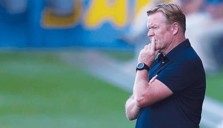 Heat on Koeman as Barca drift creates concern over loss of identity