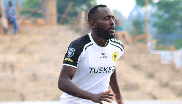 Eugene Asike in a past action. PHOTO/Tusker FC