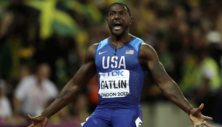 Justin Gatlin, the only man who beat Bolt to run at Kipkeino Classic