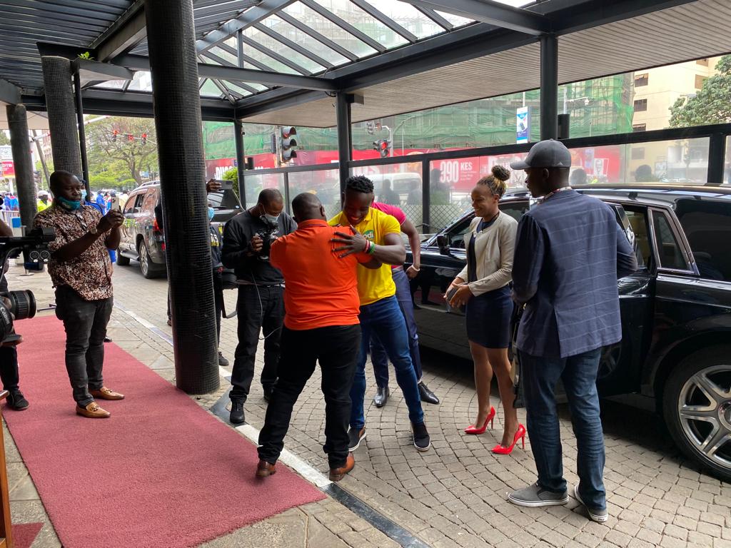 Odibets gifts sprinter Ferdinand Omanyala brand new car