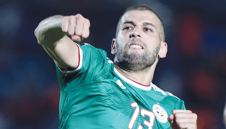 Slimani hits four as Algeria crush 10-man Djibouti in World Cup qualifier