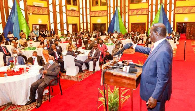 Coffee, tea, miraa and jobs - Raila woos Meru region ahead of 2022 elections