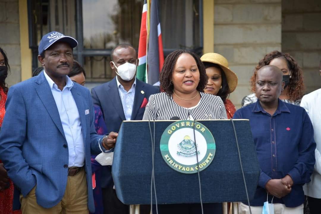 Kalonzo woos Governor Waiguru to join One Kenya Alliance