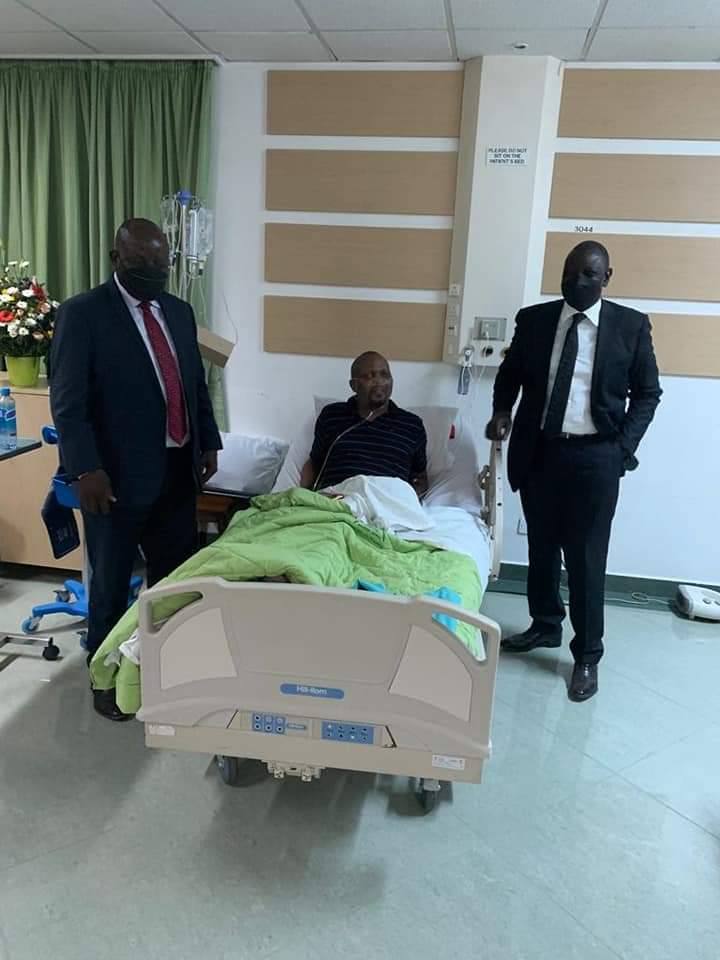 DP Ruto visits ailing Gatundu MP Moses Kuria