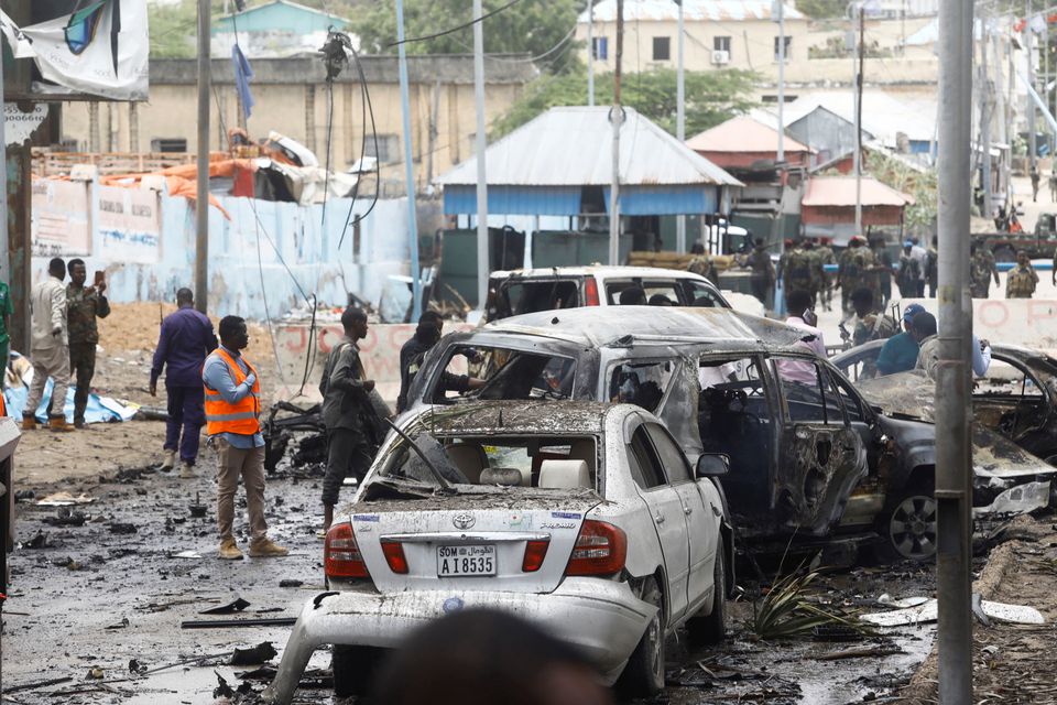 Suicide car bomb targeting convoy in Somali capital kills at least 8 -official