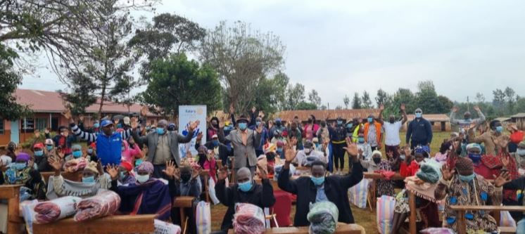 Kiambu elderly residents benefit from adult diapers, blankets