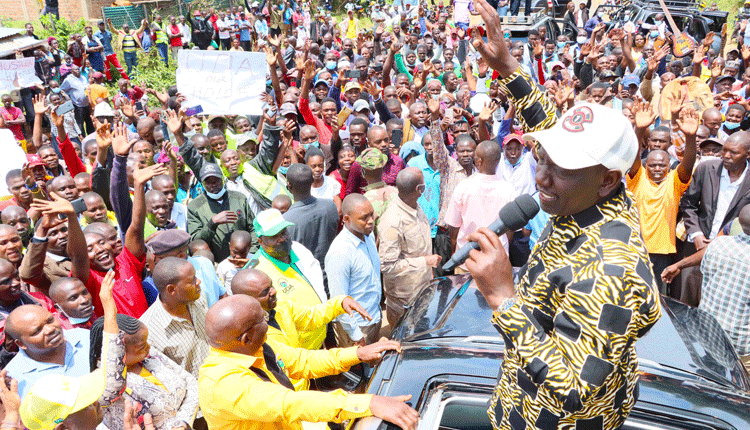 Your vote will change Kenya, Deputy President Ruto tells youth