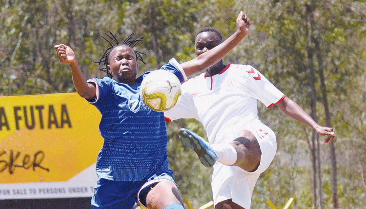 Ulinzi Starlets clash with Vihiga Queens in FKF Women Cup final at Nakuru Showgrounds