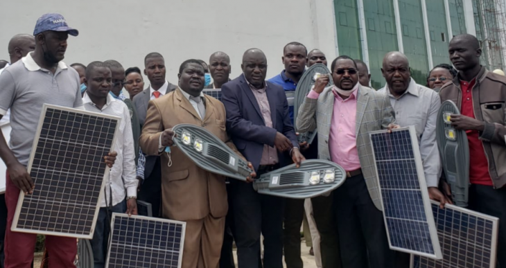 Hamptons donates street lights to 50 markets in Matungu