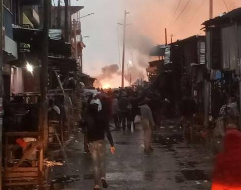 Property of unknown value destroyed in Gikomba morning inferno