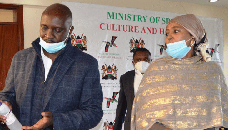 ‘Amina gets support from Nock SG after Twitter attacks over the ban on Kasarani, Nyayo and questionable Sh77m funds