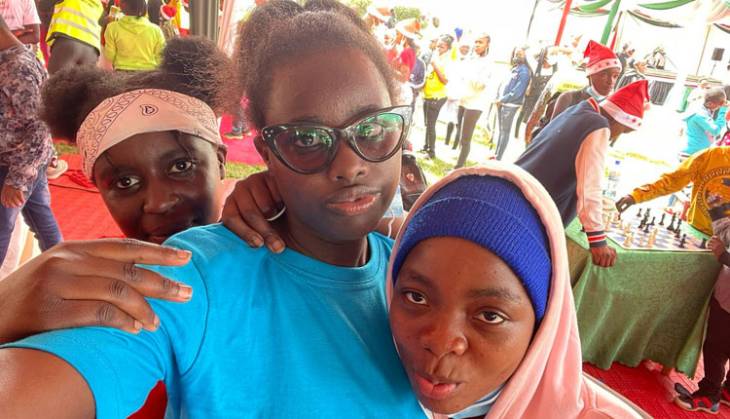 Children thank President Uhuru for Christmas treat