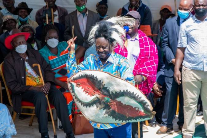 Raila crowned Kuria elder