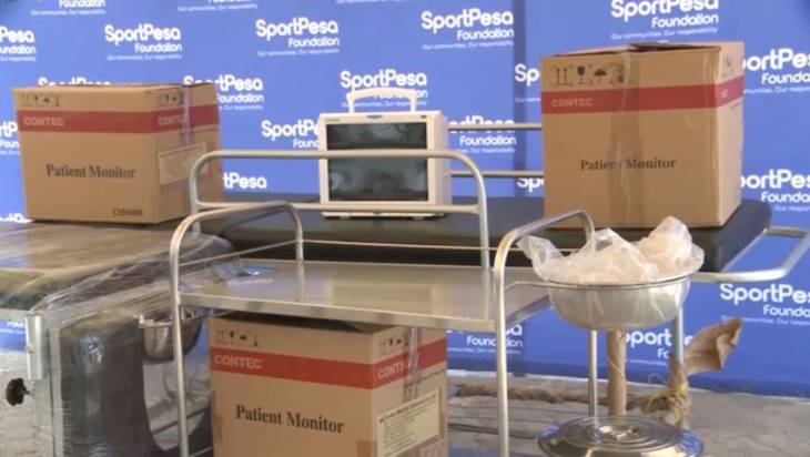 Good news as SportPesa donates medical equipment to Kilifi hospital