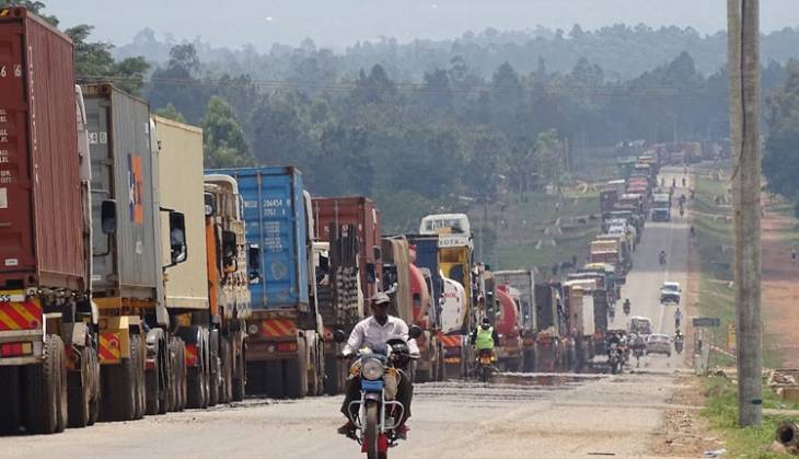 Truck drivers with Corona certificates can now enter Uganda