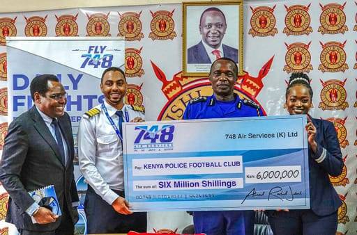 Fly 748 sponsors Kenya Police FC