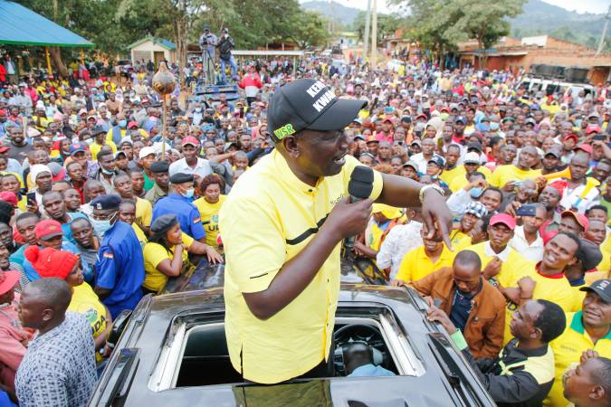 People in Ukambani region should be last to vote for Raila  – Ruto