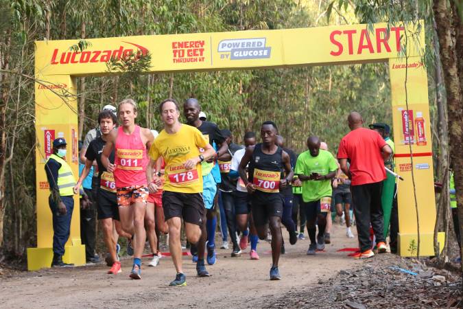 Kirui victorious in inaugural Lucozade Forest Run