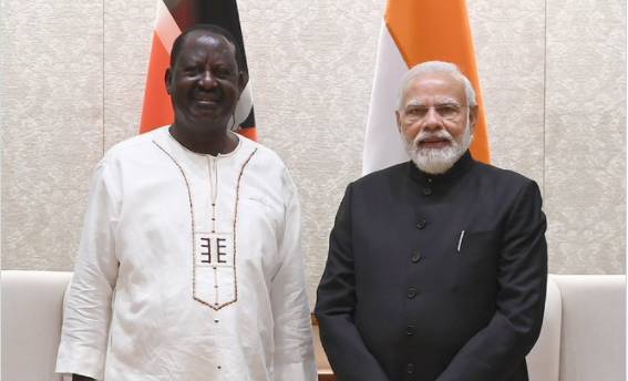 Raila meets India PM Modi, discusses Kenya-India relations