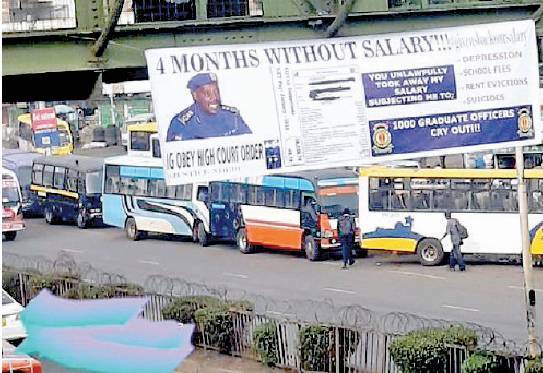 Graduate police officers’ patience over pay runs out