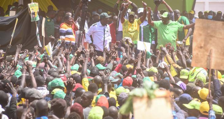 Raila is too old to lead a country, DP Ruto claims