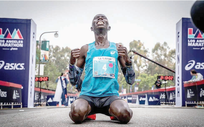Kenyan runners dominate 2022 Los Angeles Marathon