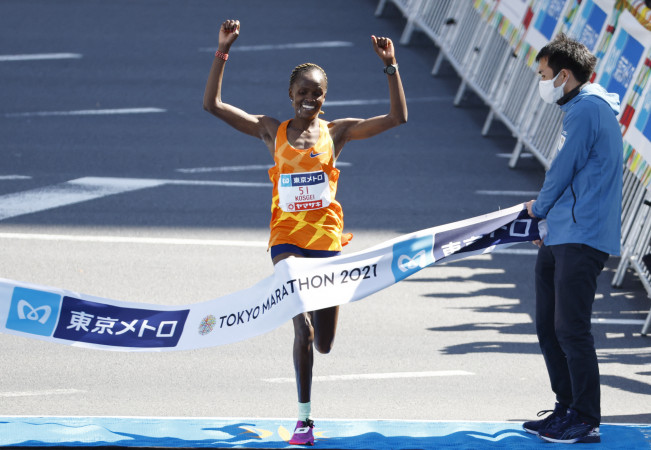 Kosgei eager to lower her own world record time after recovering from a nagging injury