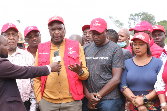 Jubilee party secretary-general Jeremiah Kioni