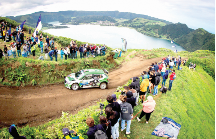 European Rally Championship aces raring to go volcano rallying in the Azores