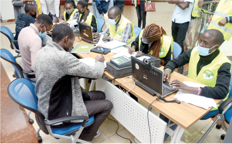 The now-concluded voters registration: Once the proposed audit is done, the IEBC will open a 30-day window for verification of the details by voters before election day. PD/File