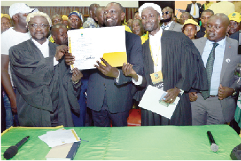 5,000 party delegates give DP nod to contest the presidency 