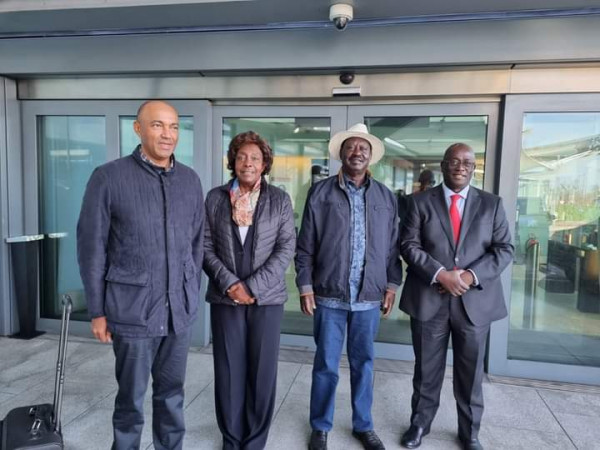 Raila arrives in London for 5-day tour