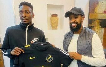 Collins Sichenje unveiled at Swedish club AIK.
PHOTO/AIK Football /Twitter 