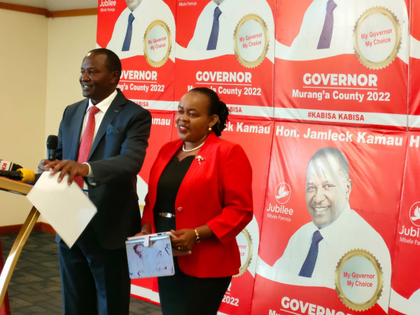 Bullish Jamleck Kamau picks woman as running mate in Murang’a governor race